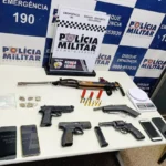 Força Tática localiza suspeitos de roubo e apreende armas em Cáceres