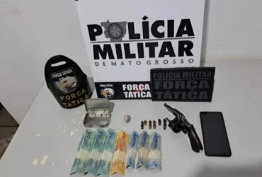 Porte ilegal de arma leva à prisão em Tangará da Serra