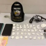Força Tática prende homem por tráfico em Cuiabá com 42 porções de drogas