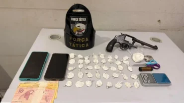 Força Tática prende homem por tráfico em Cuiabá com 42 porções de drogas
