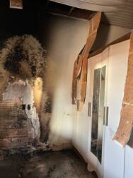 Bombeiros controlam incêndio em residência e evitam destruição de imóvel em Lucas do Rio Verde