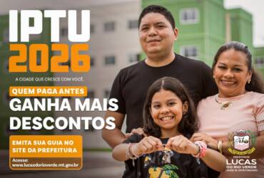 IPTU 2026 Campanha é lançada com desconto para pagamento a vista ou parcelado