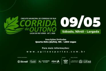 Inscrições para Corrida de Outono abrem na próxima quarta feira (22)