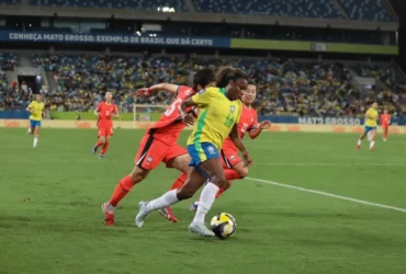 Futebol feminino impulsiona público na Arena Pantanal