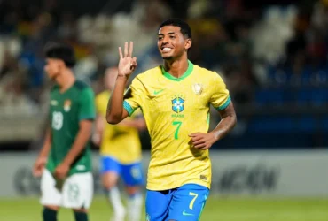 Hat-trick de Kauê impulsiona Sub-17 no Sul-Americano