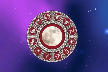 Áries e Leão em destaque sob a Lua Crescente Gibosa