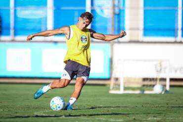 Grêmio x Confiança-SE: onde assistir, escalações e tudo sobre o duelo na Copa do Brasil. Imagem: Lucas Uebel/GFBPA