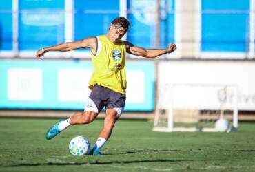 Grêmio x Confiança-SE: onde assistir, escalações e tudo sobre o duelo na Copa do Brasil. Imagem: Lucas Uebel/GFBPA