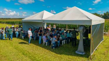 Mais de 260 participantes acompanham dia de campo sobre milho e manejo de fertilizantes no CTECNO Parecis