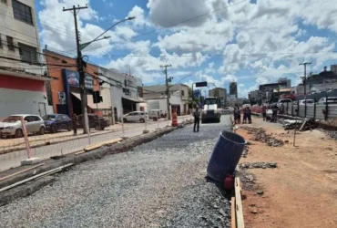 Obras do BRT avançam com cinco frentes em Cuiabá