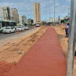 BRT Cuiabá mantém frentes de obra simultâneas com bloqueios parciais na capital