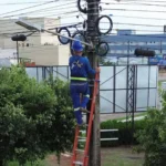 Operação Cacicus remove 342 kg de fios irregulares na Avenida Mário Raiter em Sorriso