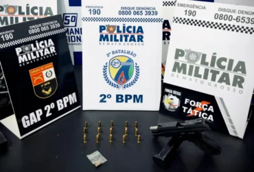 Porte ilegal de arma leva à prisão em Pontal do Araguaia