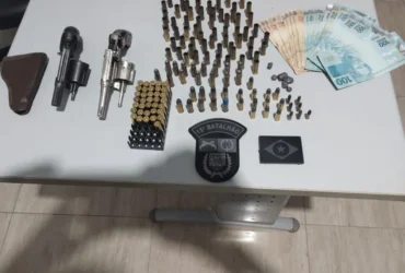 Ameaça doméstica leva à prisão e apreensão de armas em MT