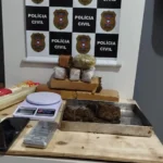Polícia Civil descobre depósito de drogas enterrado em área de mata e prende dupla em Canarana