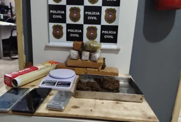 Depósito de drogas é descoberto em mata e dois são presos