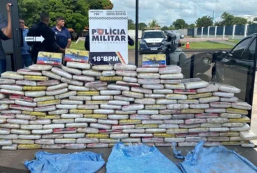 Tráfico de drogas: PM apreende 229 kg de maconha em Pontes e Lacerda