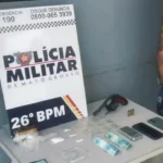 Tráfico de drogas: suspeito é preso com arma em Nova Mutum