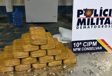 Tráfico de drogas: homem é preso com 15 tabletes em Aripuanã