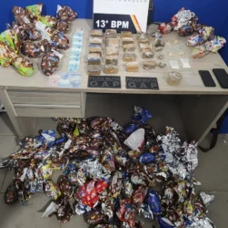 Tráfico de drogas: suspeito é preso com entorpecentes e ovos de Páscoa em MT