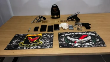 Rotam prende cinco faccionados com armas e drogas em MT
