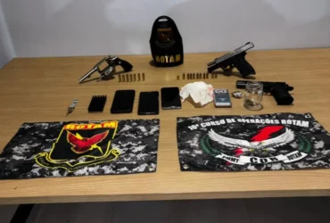 Rotam prende cinco faccionados com armas e drogas em MT