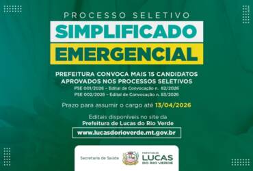 Seletivos da Saúde Prefeitura divulga novos editais de convocação