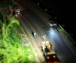 Serra de São Vicente Obra noturna
