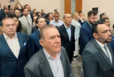 Vereadores de Lucas do Rio Verde acompanham posse de Otaviano Pivetta como governador de Mato Grosso