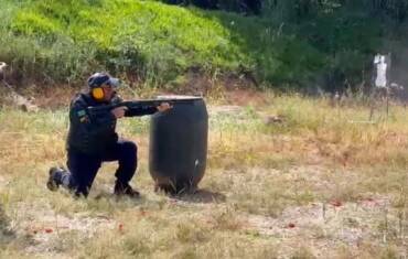 Guarda Civil Municipal de Lucas do Rio Verde inicia capacitação com arma longa e fuzil T4
