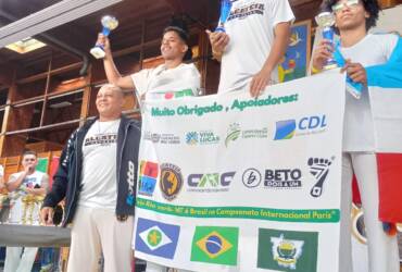 Atletas de Lucas do Rio Verde se destacam em campeonato internacional de capoeira em Paris