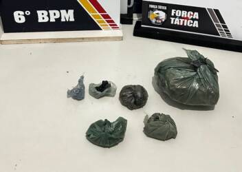 Perseguição, acidente e droga enterrada: operação da PM termina com suspeitos detidos em Cáceres