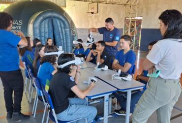 Caravana leva ciência, tecnologia e consciência ambiental a estudantes em Lucas do Rio Verde