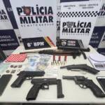 Operação policial desarticula grupo suspeito de roubo, tráfico e posse ilegal de armas em área rural em MT