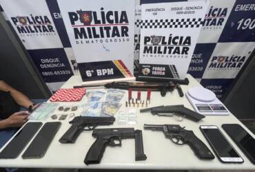 Operação policial desarticula grupo suspeito de roubo, tráfico e posse ilegal de armas em área rural em MT