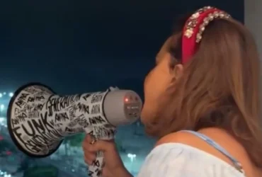 Shakira recebe recado inusitado de Narcisa com megafone no Rio