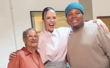 BBB 26: Ana Paula reencontra Dona Geralda e Ronan no Domingão