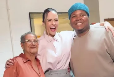 BBB 26: Ana Paula reencontra Dona Geralda e Ronan no Domingão