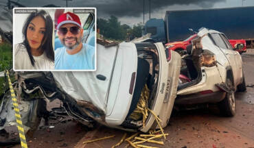 Casal morto em acidente na BR-163 é identificado; perícia aponta invasão de pista