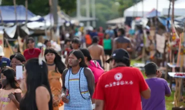 Acampamento reúne mais de 7 mil indígenas em Brasília na edição 2026