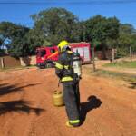 Bombeiros atendem incêndio e vazamento de gás em Confresa