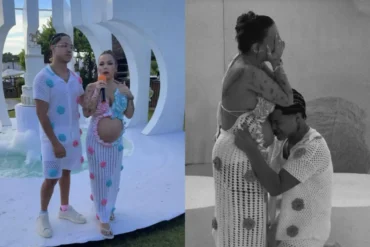 Kamylinha revela nome e sexo do primeiro bebê em chá revelação