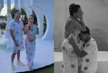 Kamylinha revela nome e sexo do primeiro bebê em chá revelação