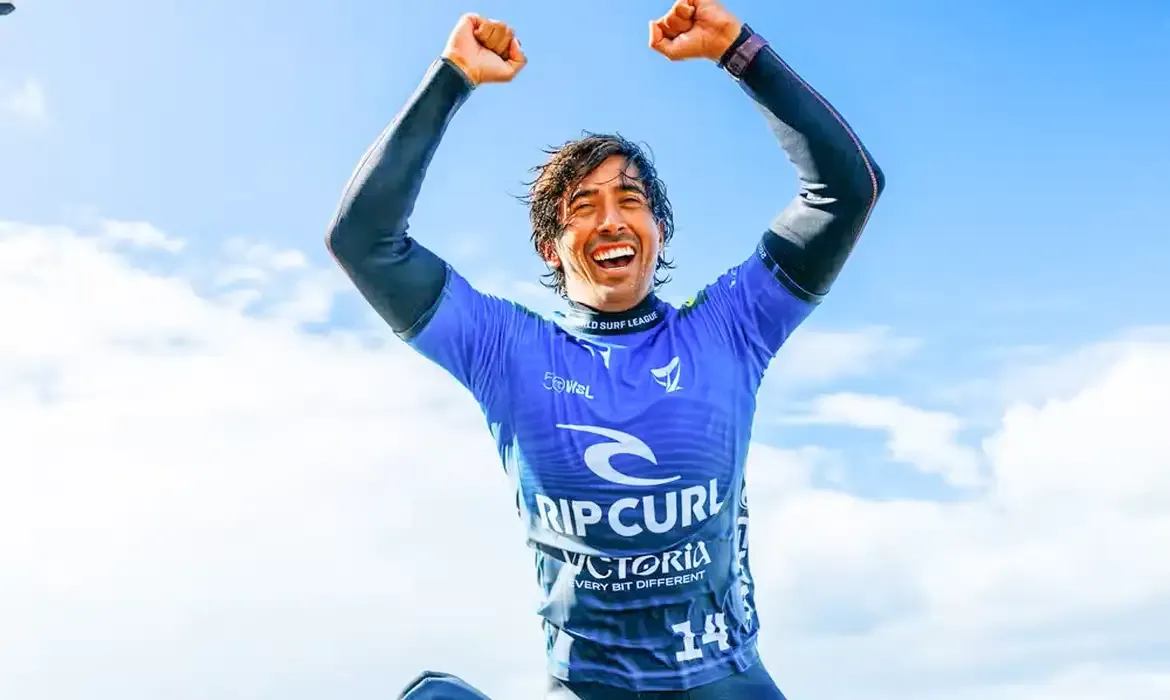 Surfe: Miguel Pupo conquista etapa de Bells Beach e abre temporada com vitória