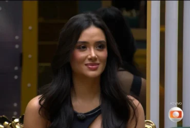 Jordana levanta torcida para rival no BBB26 após eliminação: 'Nossas mães se deram bem'