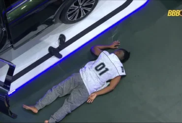 BBB26: Leandro Boneco passa mal durante prova e gera preocupação na reta final
