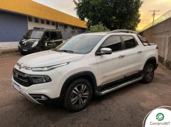Foto de Fiat toro recuperada pela polícia civil - Crédito: CenárioMT