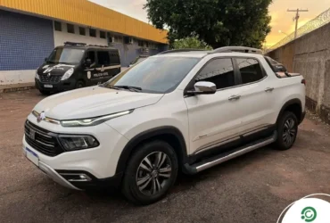 Foto de Fiat toro recuperada pela polícia civil - Crédito: CenárioMT