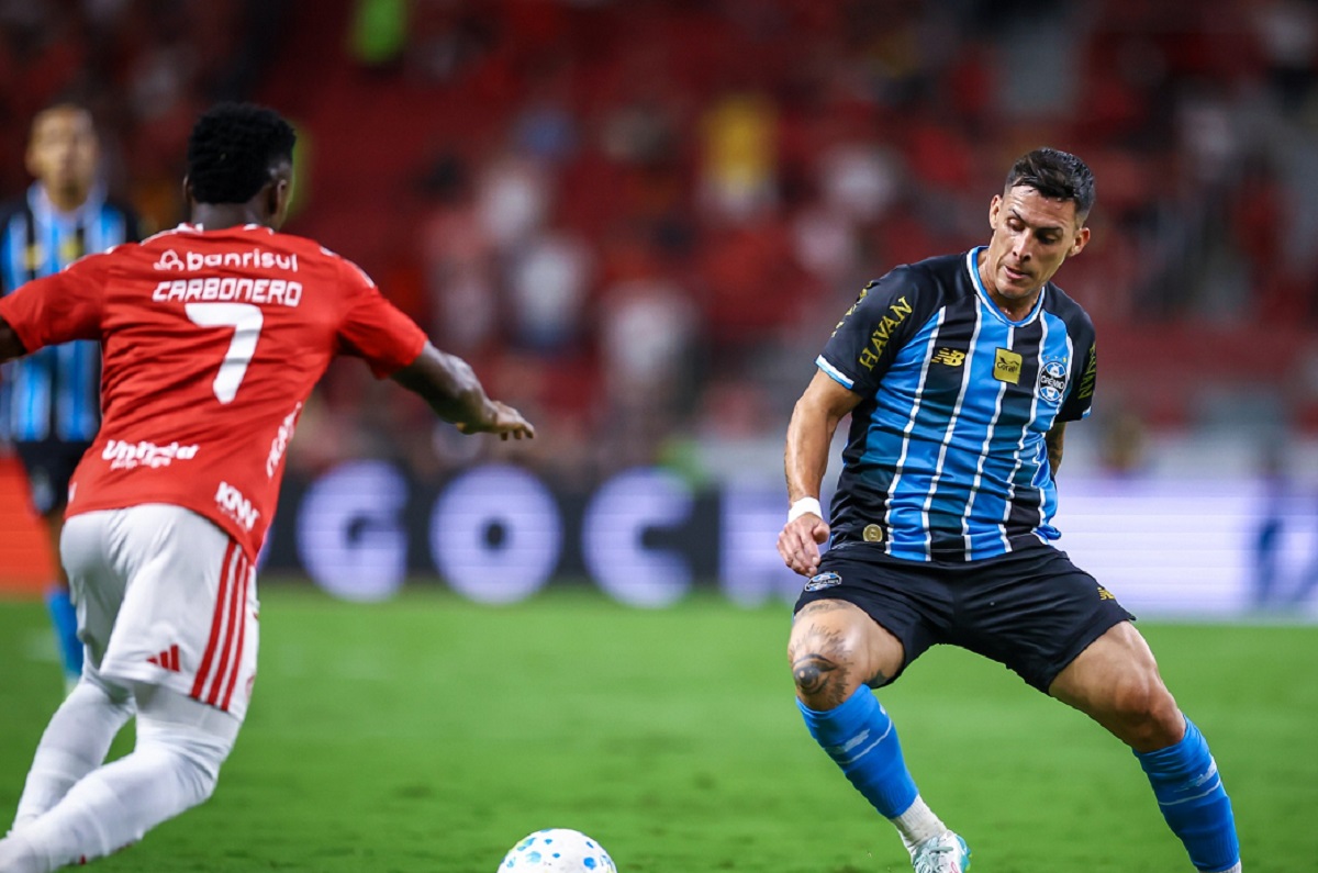 Grêmio x Deportivo Riestra: onde assistir, escalações e tudo sobre o duelo pela Sul-Americana 2026. Imagem: Lucas Uebel/GFBPA