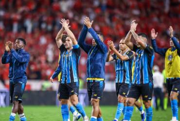 Grêmio x Deportivo Riestra: onde assistir, escalações e tudo sobre o duelo pela Sul-Americana 2026. Imagem: Lucas Uebel/GFBPA